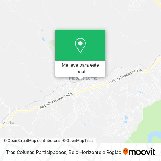 Tres Colunas Participacoes mapa