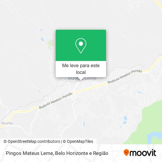 Pingos Mateus Leme mapa