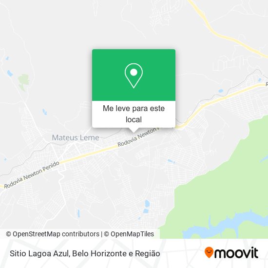 Sitio Lagoa Azul mapa
