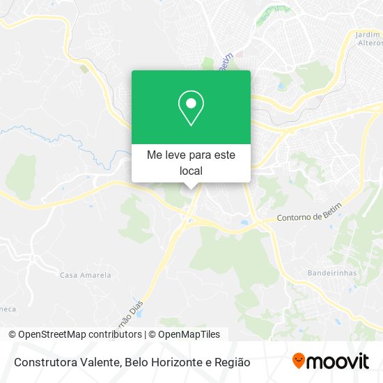 Construtora Valente mapa