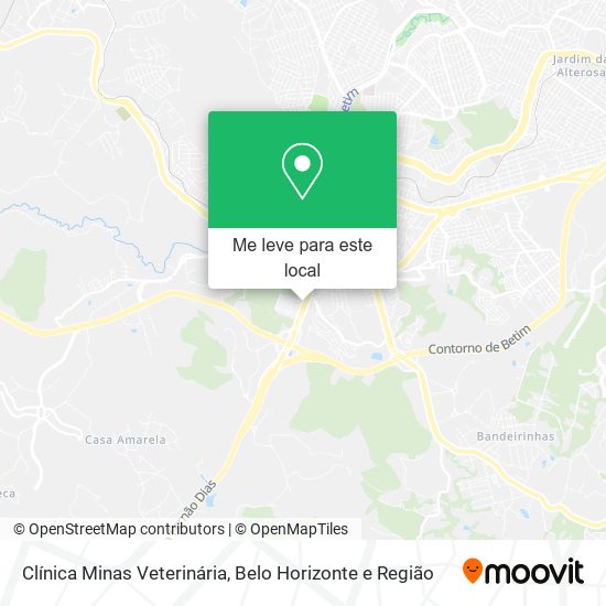 Clínica Minas Veterinária mapa