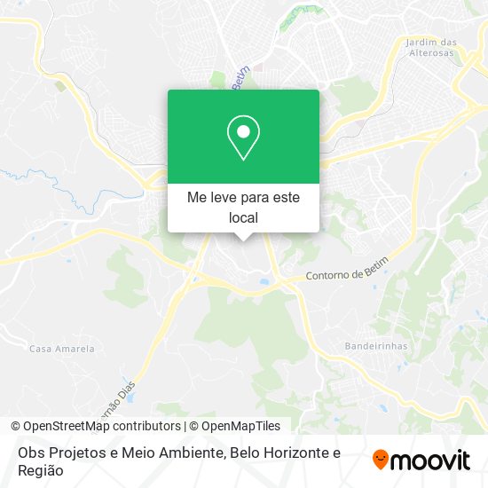 Obs Projetos e Meio Ambiente mapa
