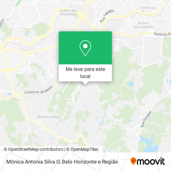 Mônica Antonia Silva O mapa