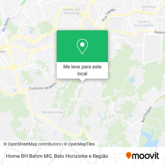 Home BH Betim MG mapa