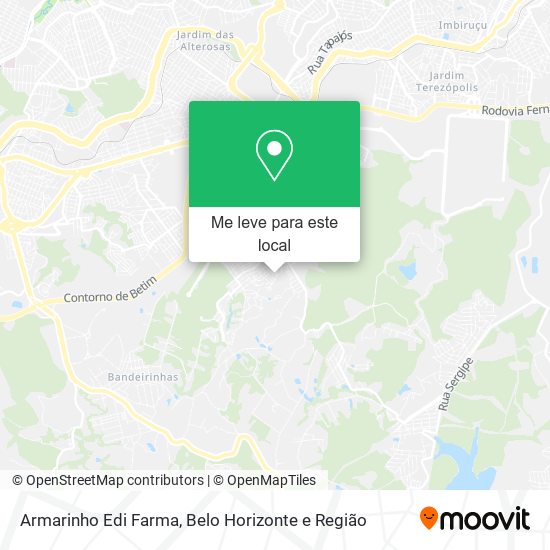 Armarinho Edi Farma mapa