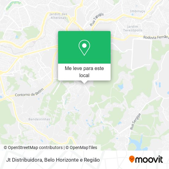 Jt Distribuidora mapa
