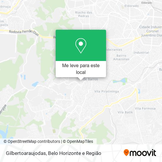 Gilbertoaraujodas mapa