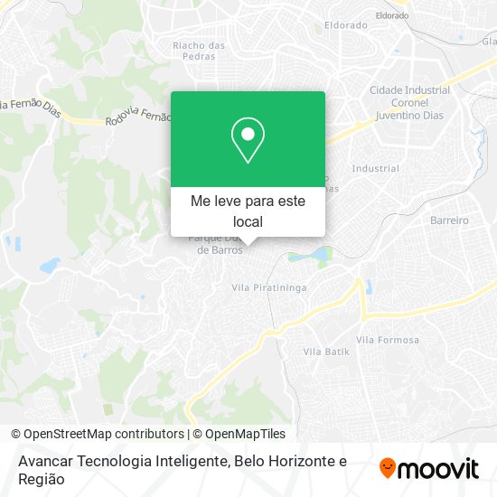 Avancar Tecnologia Inteligente mapa