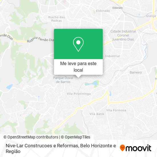 Nive-Lar Construcoes e Reformas mapa