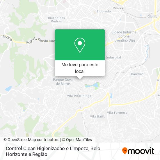 Control Clean Higienizacao e Limpeza mapa