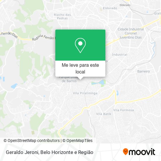 Geraldo Jeroni mapa