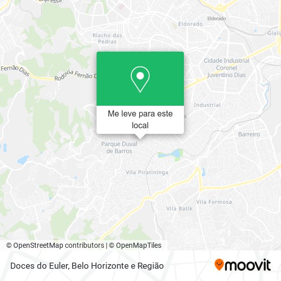 Doces do Euler mapa