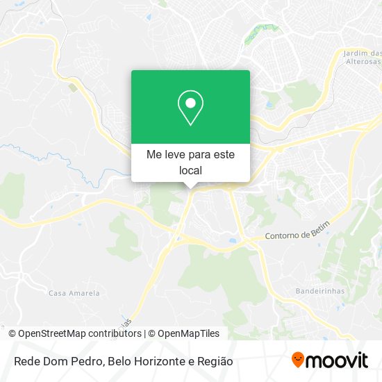 Rede Dom Pedro mapa