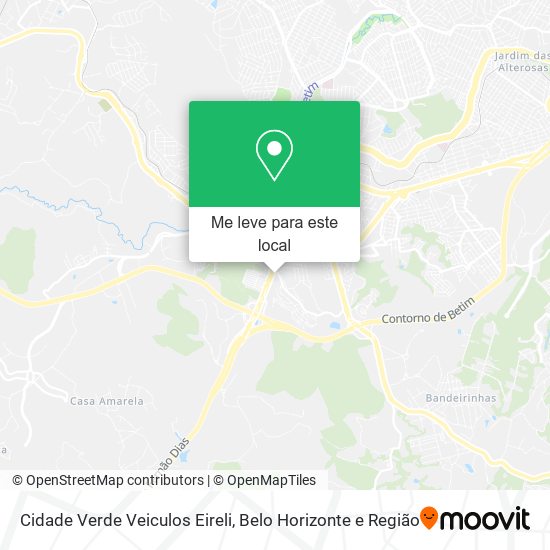 Cidade Verde Veiculos Eireli mapa