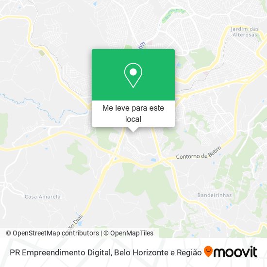 PR Empreendimento Digital mapa