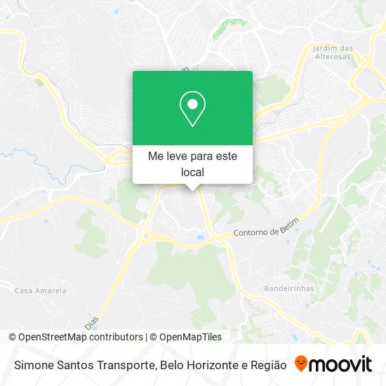 Simone Santos Transporte mapa