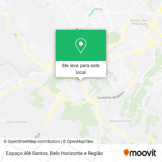 Espaço Alê Santos mapa