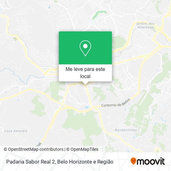 Padaria Sabor Real 2 mapa