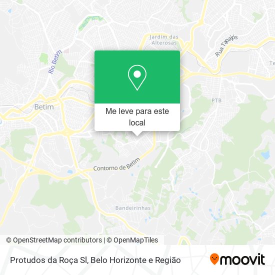 Protudos da Roça Sl mapa