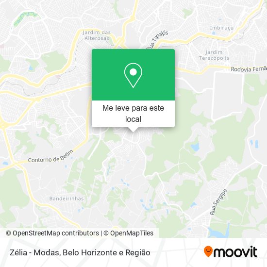 Zélia - Modas mapa