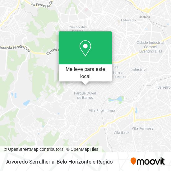 Arvoredo Serralheria mapa