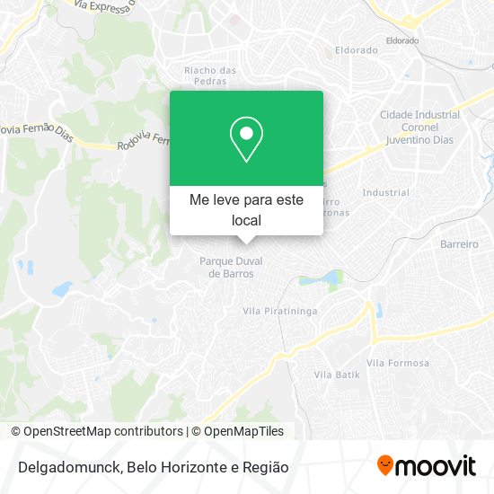 Delgadomunck mapa