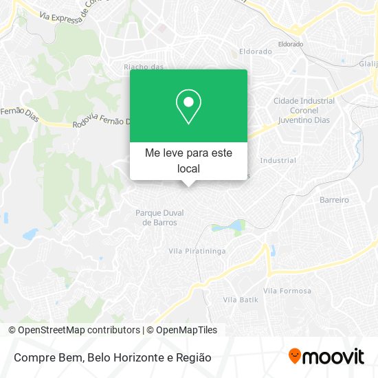 Compre Bem mapa