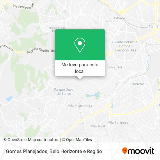 Gomes Planejados mapa