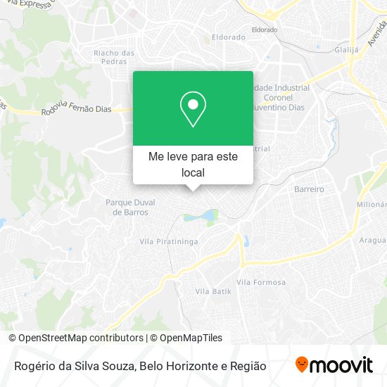 Rogério da Silva Souza mapa