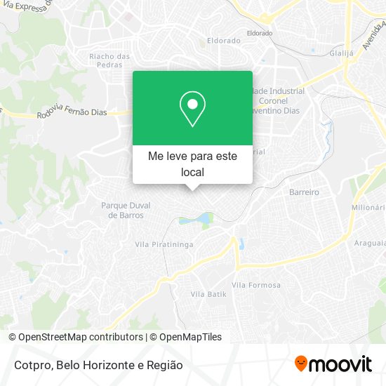 Cotpro mapa