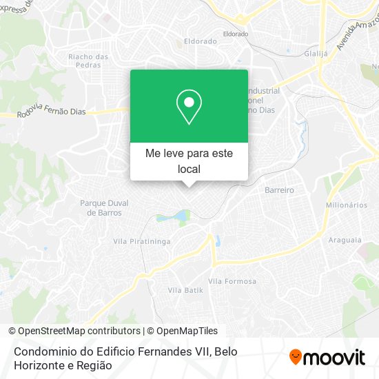 Condominio do Edificio Fernandes VII mapa