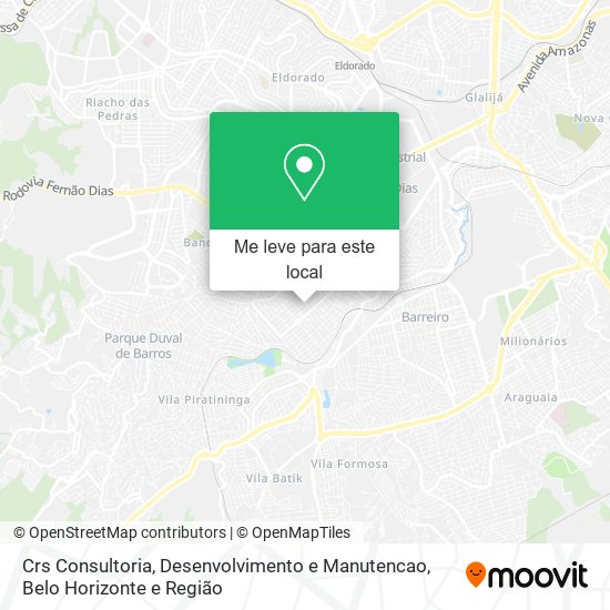 Crs Consultoria, Desenvolvimento e Manutencao mapa