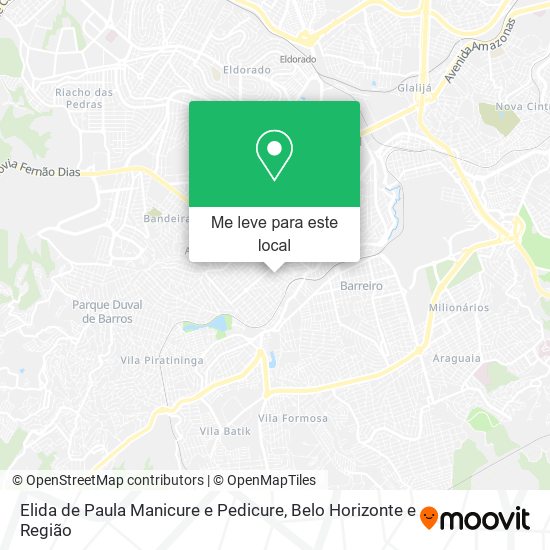Elida de Paula Manicure e Pedicure mapa