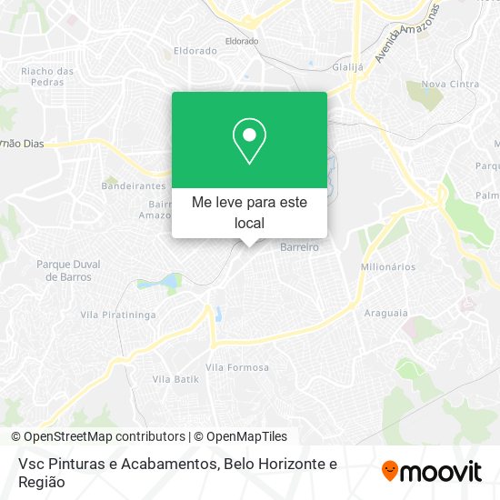 Vsc Pinturas e Acabamentos mapa