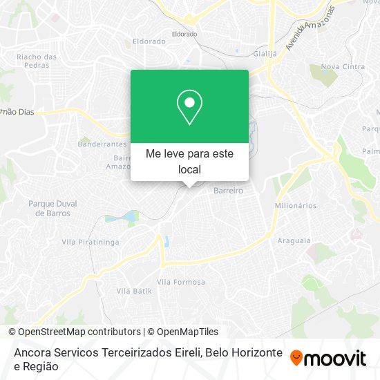 Ancora Servicos Terceirizados Eireli mapa