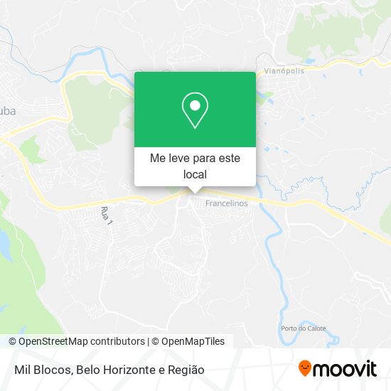 Mil Blocos mapa
