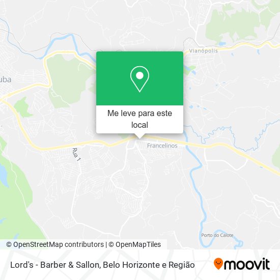 Lord's - Barber & Sallon mapa