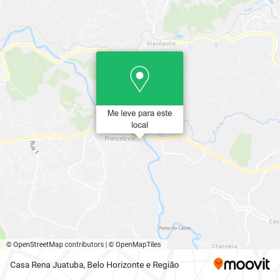 Casa Rena Juatuba mapa