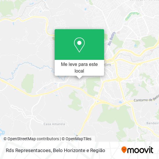 Rds Representacoes mapa