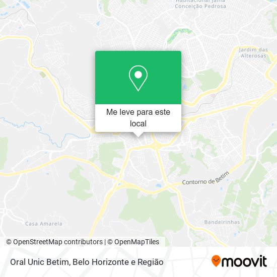 Oral Unic Betim mapa