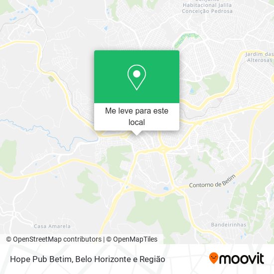 Hope Pub Betim mapa