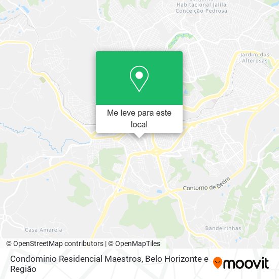 Condominio Residencial Maestros mapa