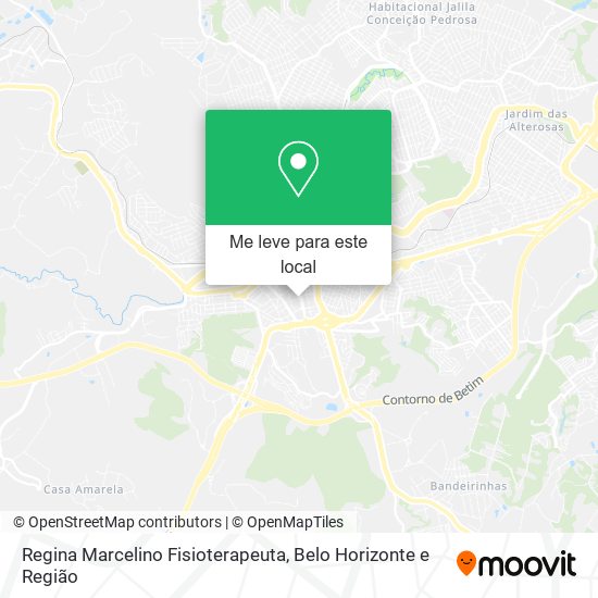 Regina Marcelino Fisioterapeuta mapa