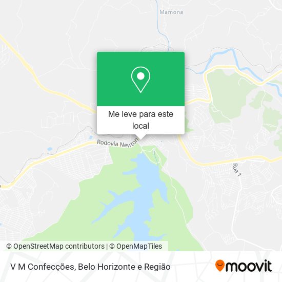 V M Confecções mapa