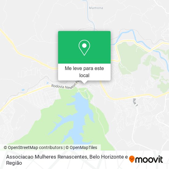 Associacao Mulheres Renascentes mapa