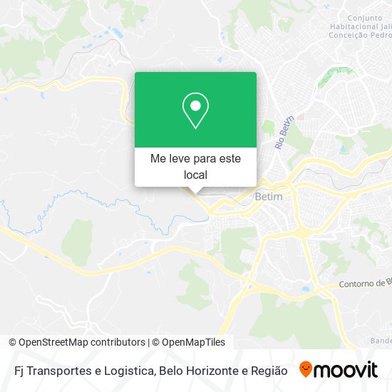 Fj Transportes e Logistica mapa