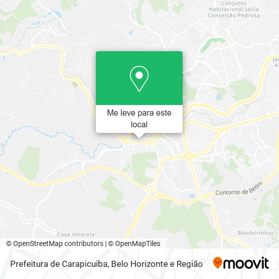 Prefeitura de Carapicuiba mapa