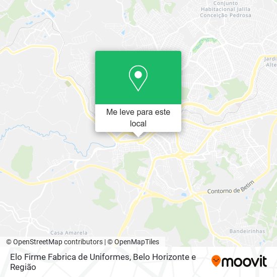 Elo Firme Fabrica de Uniformes mapa