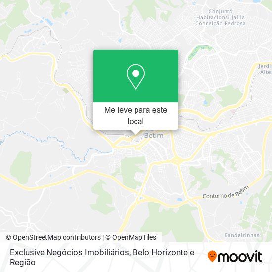 Exclusive Negócios Imobiliários mapa