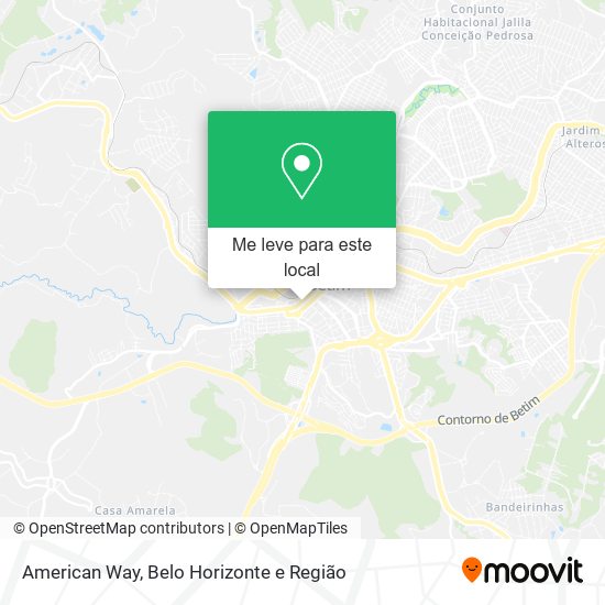 American Way mapa